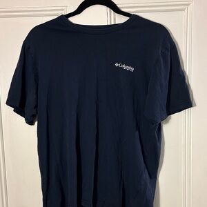 Columbia Men's Dark Blue Short Sleeve Tee